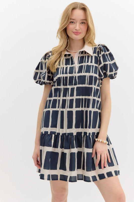 Abstract Crush Dress