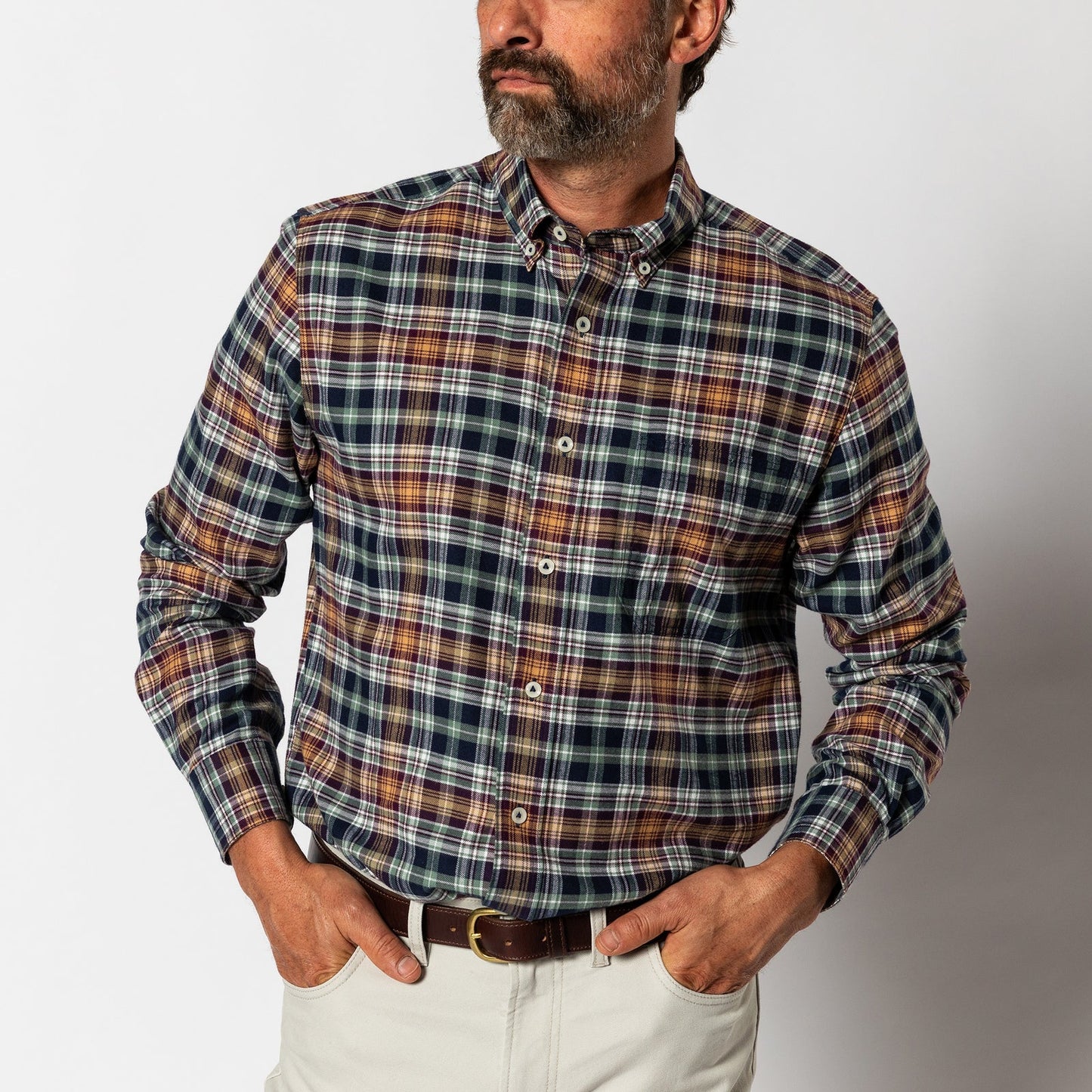 Cotton Flannel Sport Shirt | Duck Head