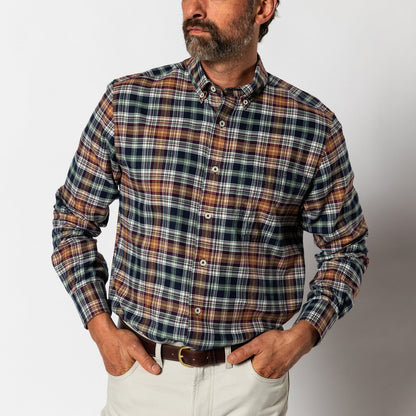 Cotton Flannel Sport Shirt | Duck Head