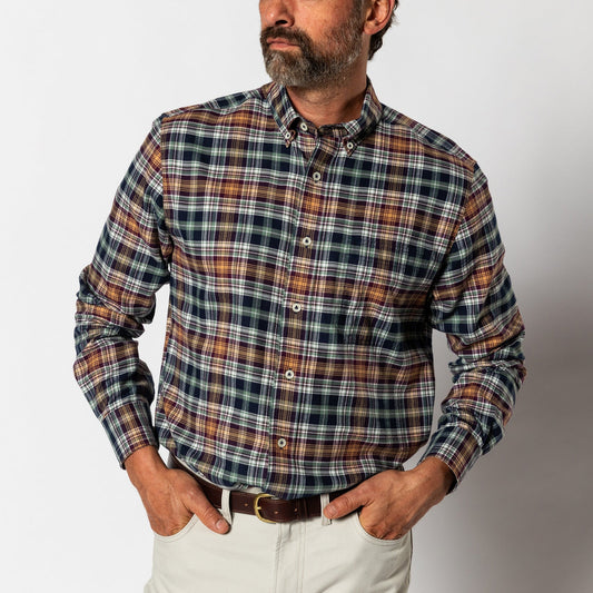 Cotton Flannel Sport Shirt | Duck Head
