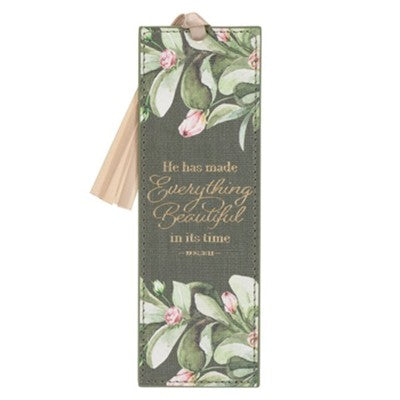 Faux Leather Bookmark | Everything Is Beautiful Ecc 3:11