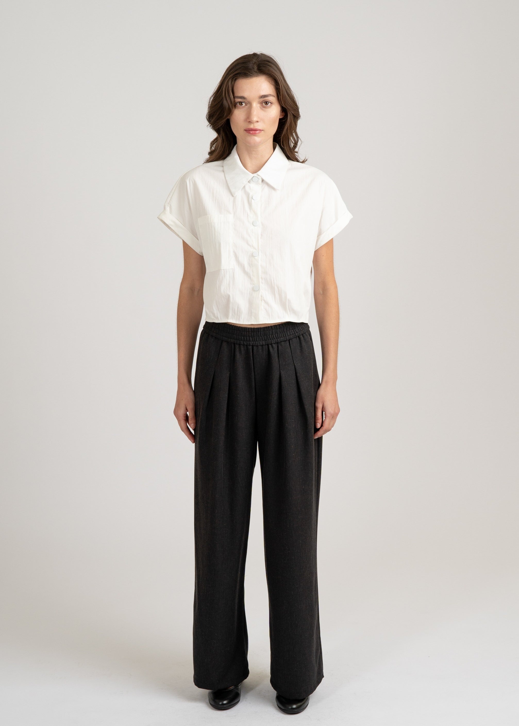 Effortlessly Pleated Wide Leg Pants