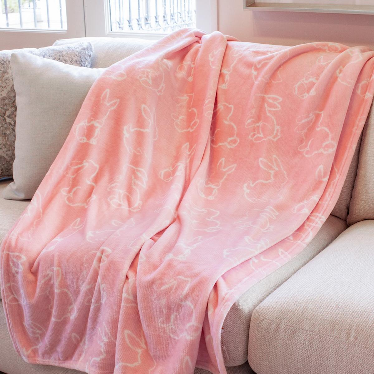 Ellie Bunny Throw Blanket