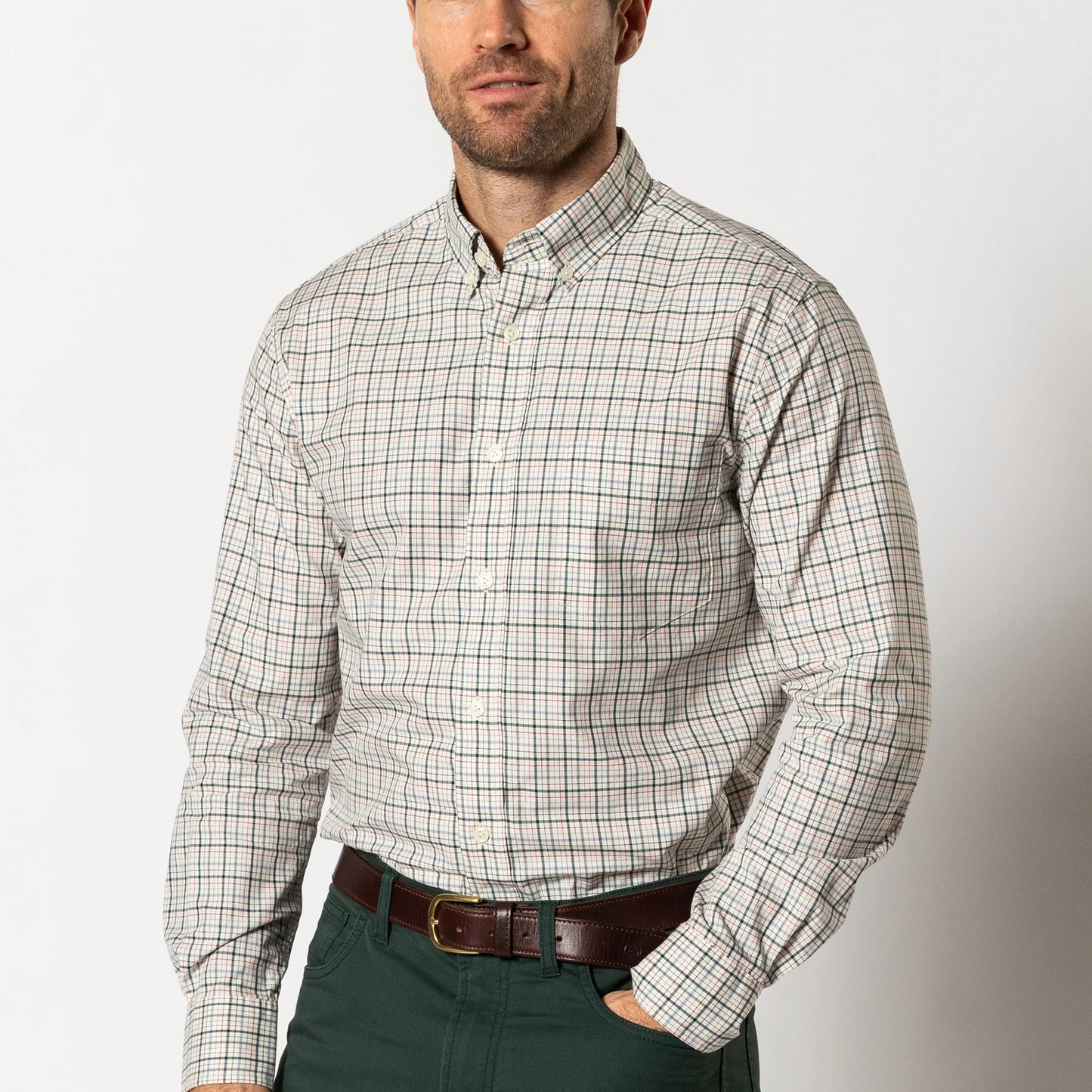 Cotton Twill Sport Shirt | Duck Head