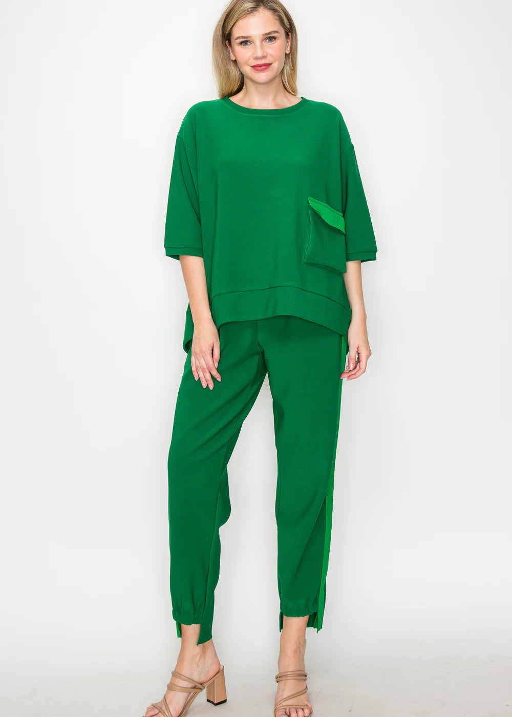 Karen Crepe Knit Set
