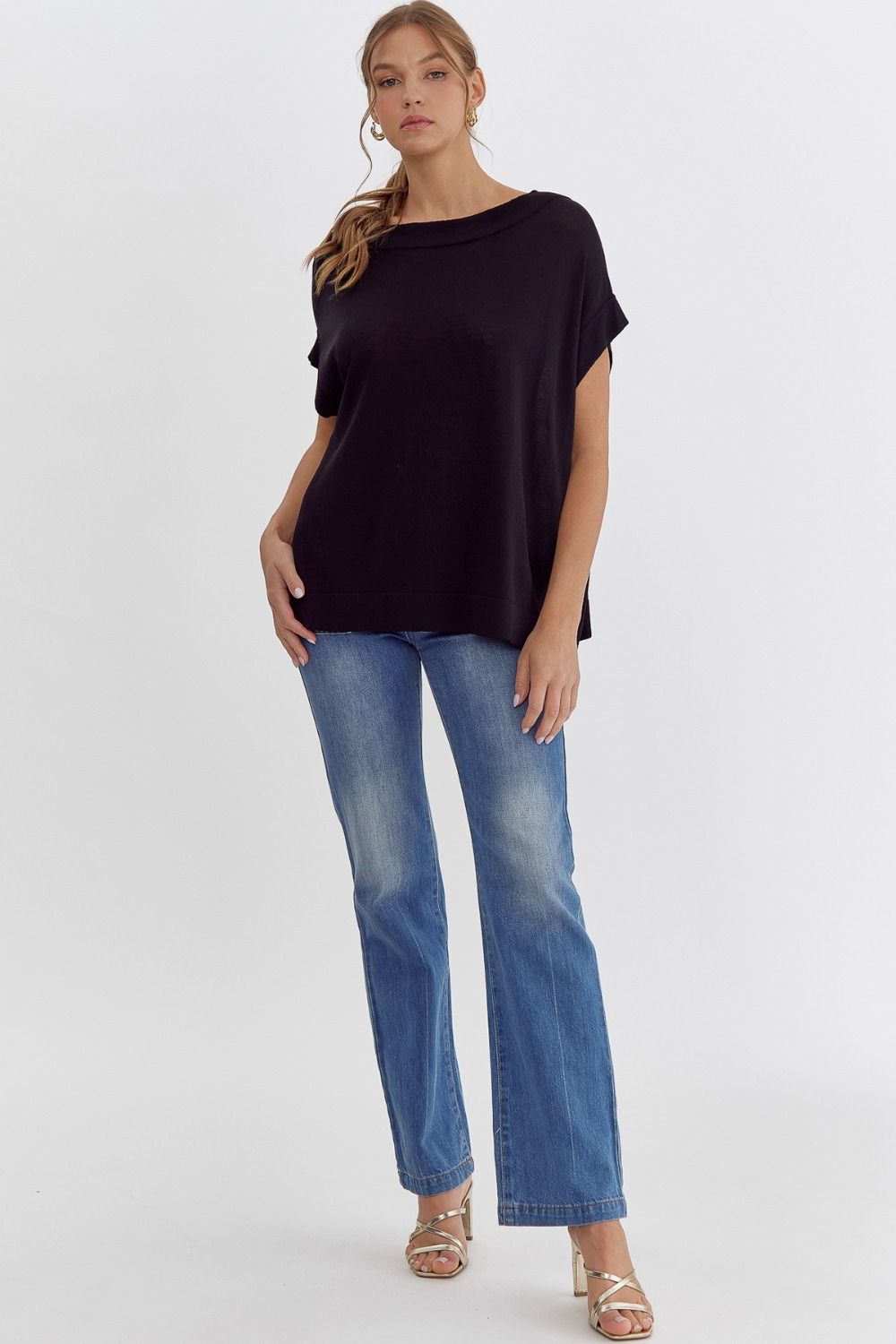 Breezy Harbor Boat Neck Top