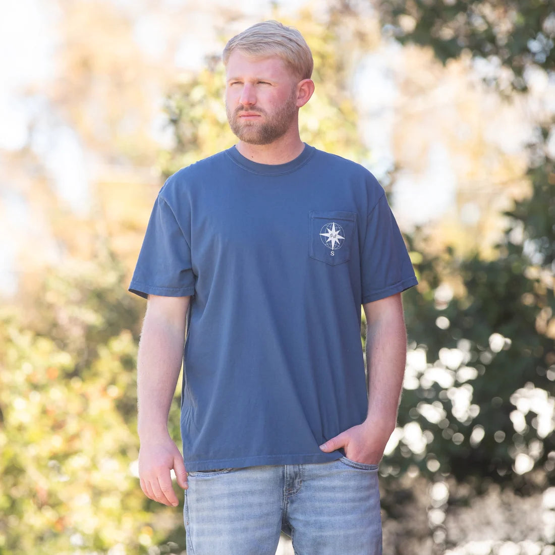 SC State Outline Short Sleeve Shirt