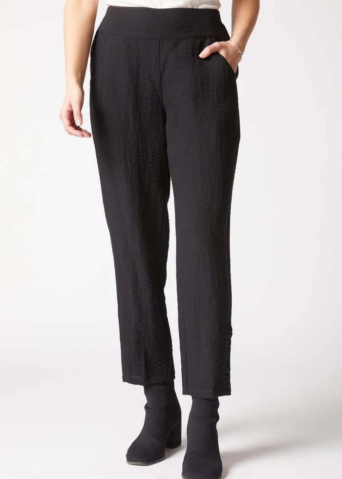 Express Solid Ruched Ankle Pant