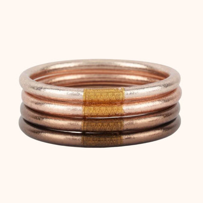 Fawn All Weather Bangles | Set Of 4 | BuDhaGirl