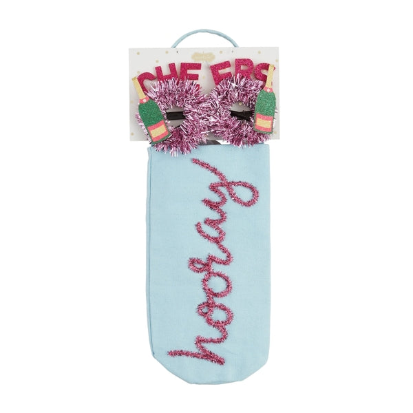Cheers Wine Bag Glasses Set