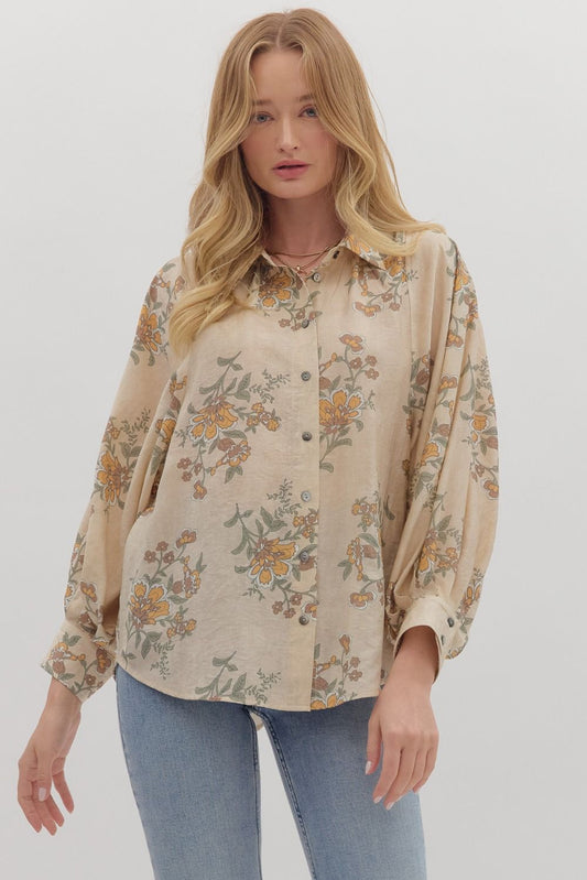 Botanical Bloom Blouse