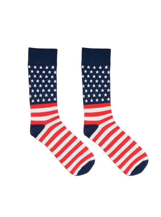 American Flag Bamboo Crew Socks