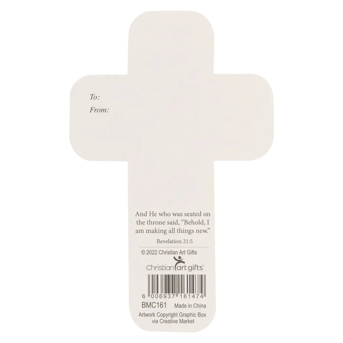 Cross Bookmark Set of 12