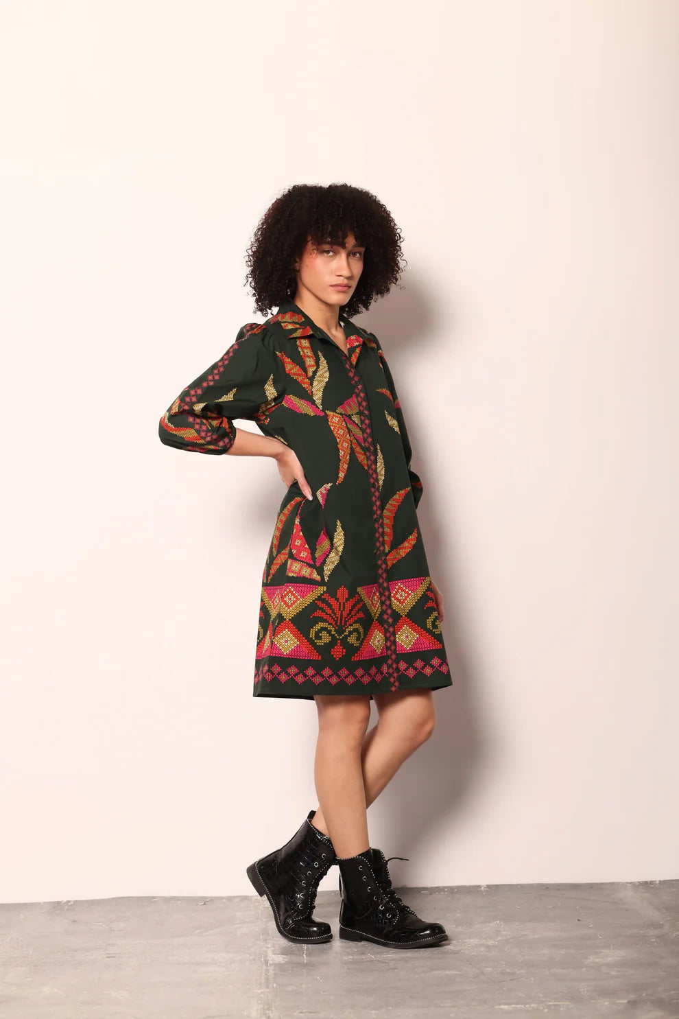 Forest Stitch Ava Dress