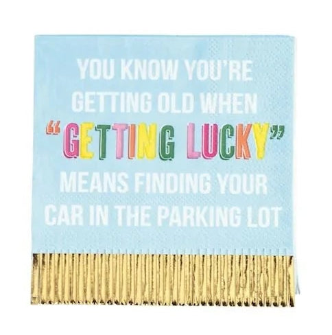 Gold Foiled Cocktail Napkin
