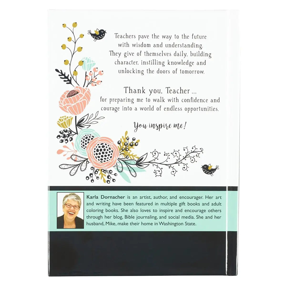 Padded Hardcover Gift Book | Heart Of A Teacher