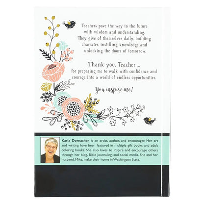 Padded Hardcover Gift Book | Heart Of A Teacher