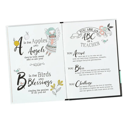 Padded Hardcover Gift Book | Heart Of A Teacher