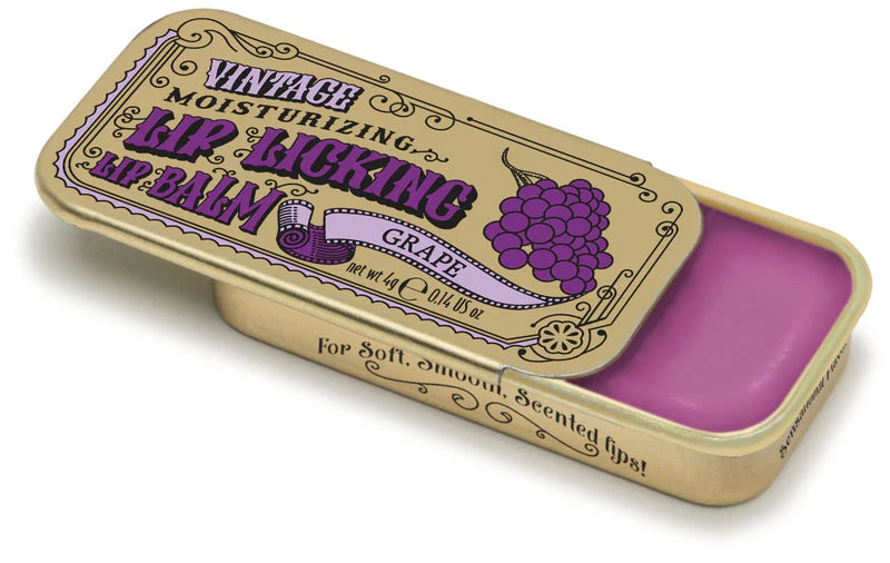 Lip Licking Lip Balm | Vintage Slider Tin