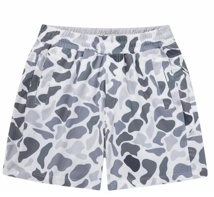 Grey Camo | FreeBallers Shorts | Youth