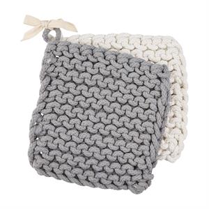 Crocheted Pot Holders | Set of2 | Mudpie