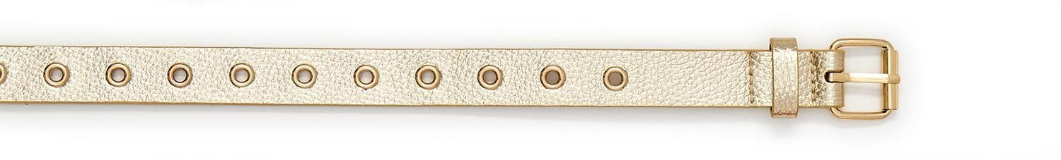 Glam Grommet Vegan Leather Belt