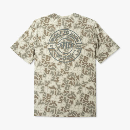 Ocean Bound Short Sleeve Printed Performance Tee | Aftco