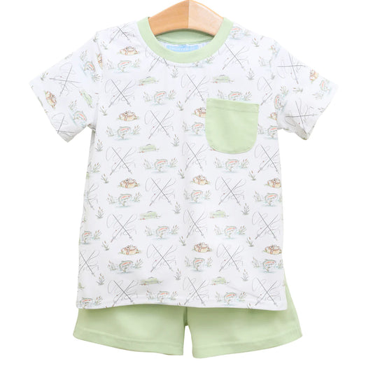 Gone Fishin' Pocket Short Set | Trotter Street