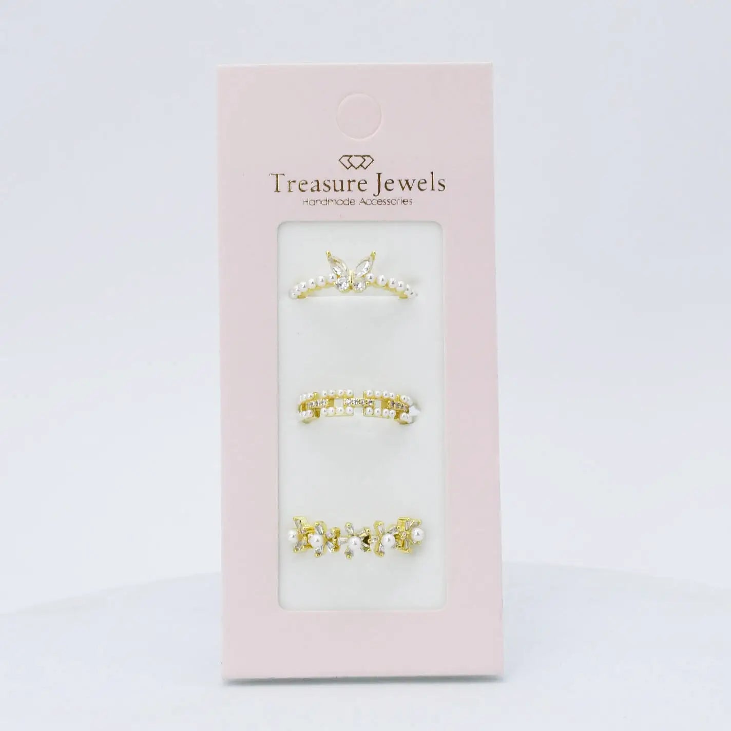 Harmony Pearl Ring Set