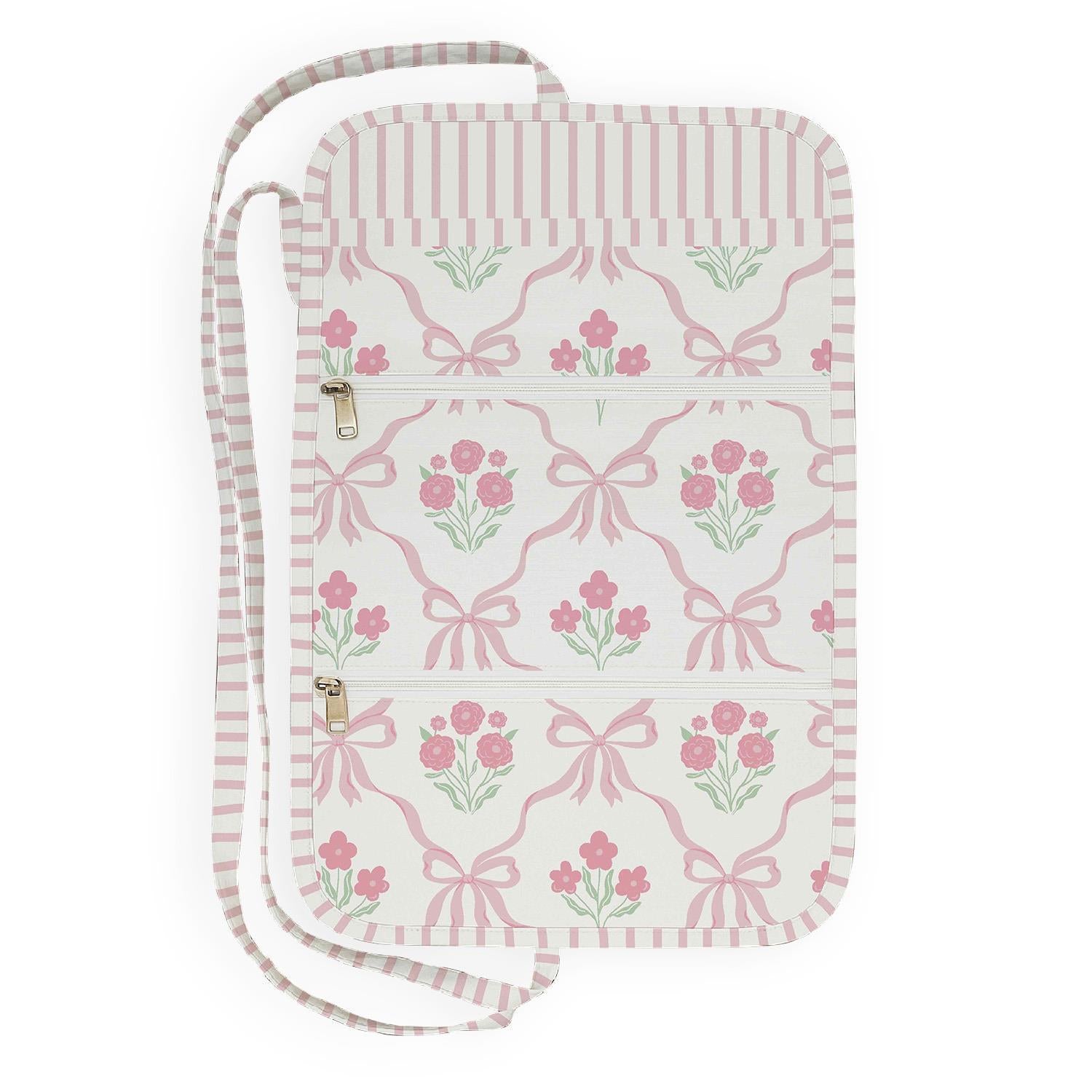 Hand Block Printed Jewelry Roll
