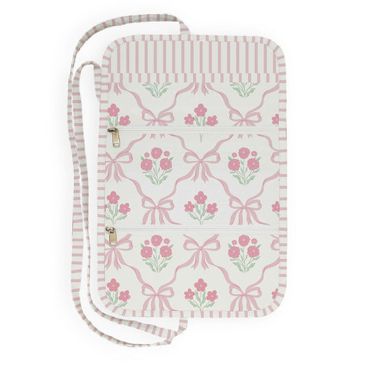Hand Block Printed Jewelry Roll