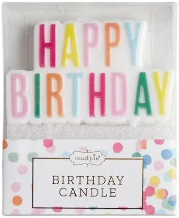 Number Birthday Candle | Mudpie