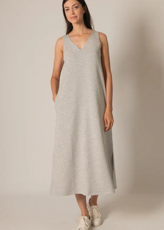 Mia V-Neck Midi Dress