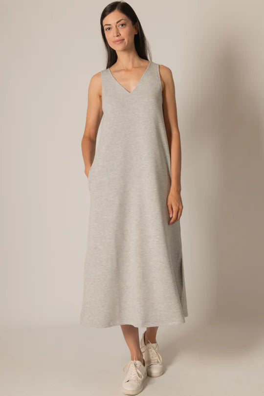 Mia V-Neck Midi Dress