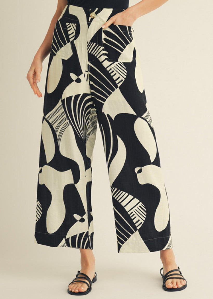 Bloom And Flow Wide Leg Pants