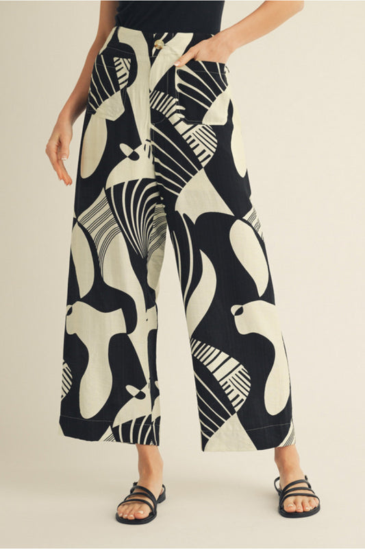Bloom And Flow Wide Leg Pants