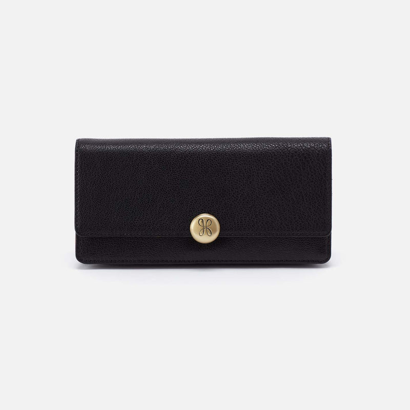 Hutton Large Wallet | Micrograin Leather | HOBO