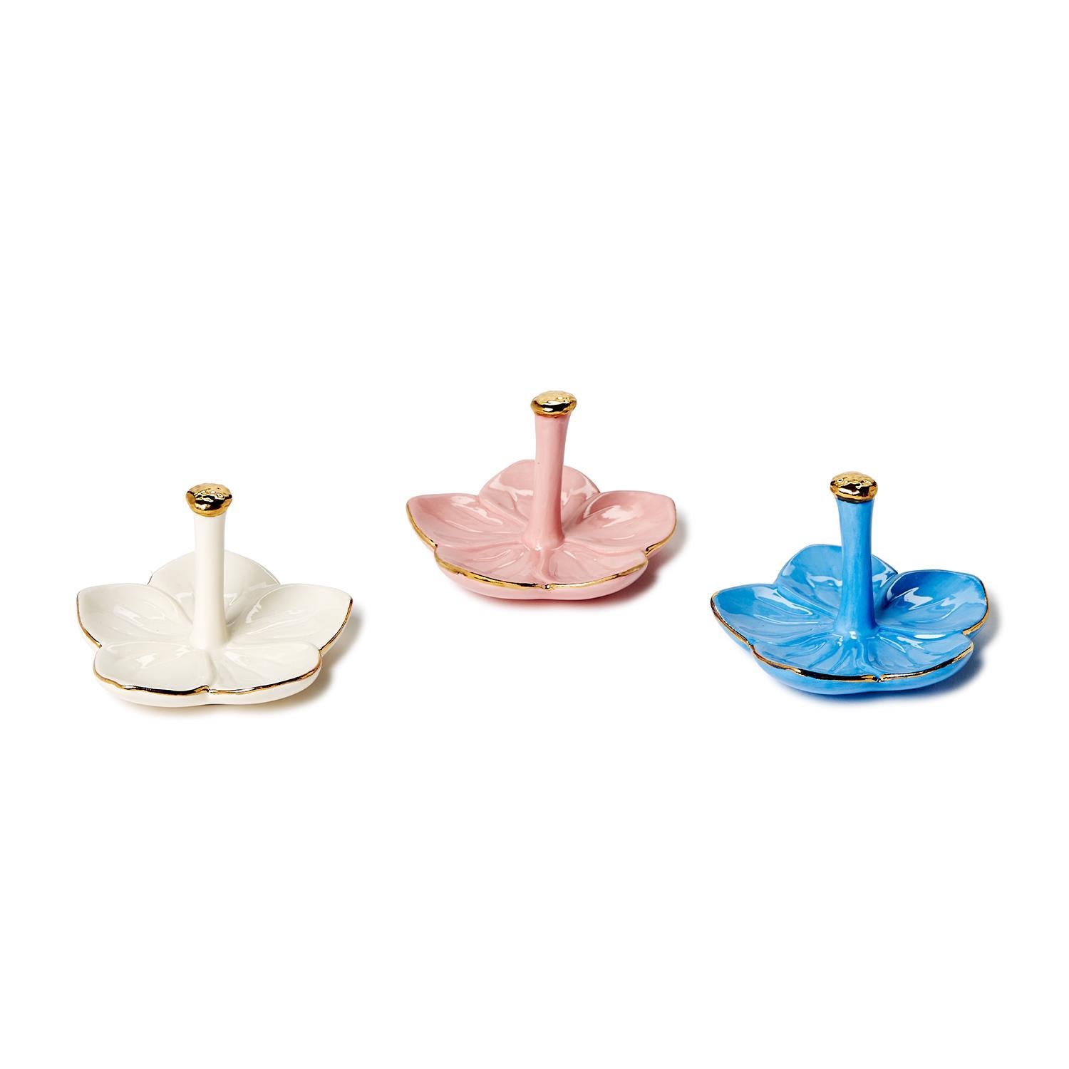 Flower Haven Ceramic Ring Holder