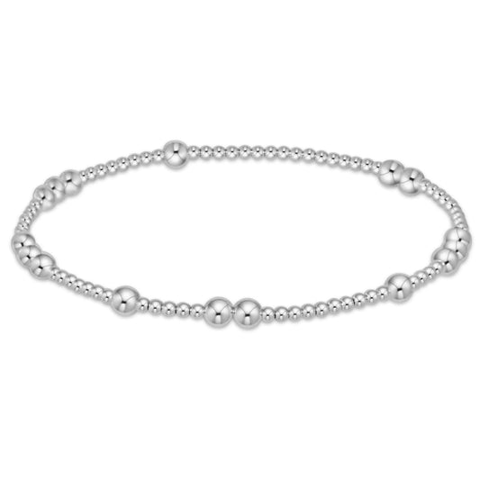 Hope Unwritten 4mm Bead Sterling Bracelet - Extends | enewton