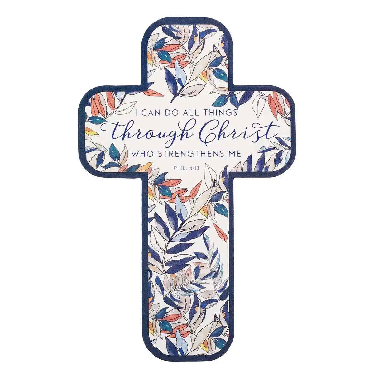 All Things Through Christ Cross Bookmark Set | Philippians 4