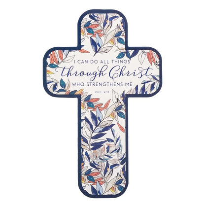 All Things Through Christ Cross Bookmark Set | Philippians 4