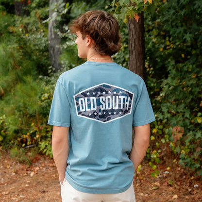 Blackout Camo Logo Short Sleeve Shirt | Old South