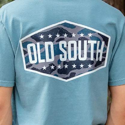Blackout Camo Logo Short Sleeve Shirt | Old South