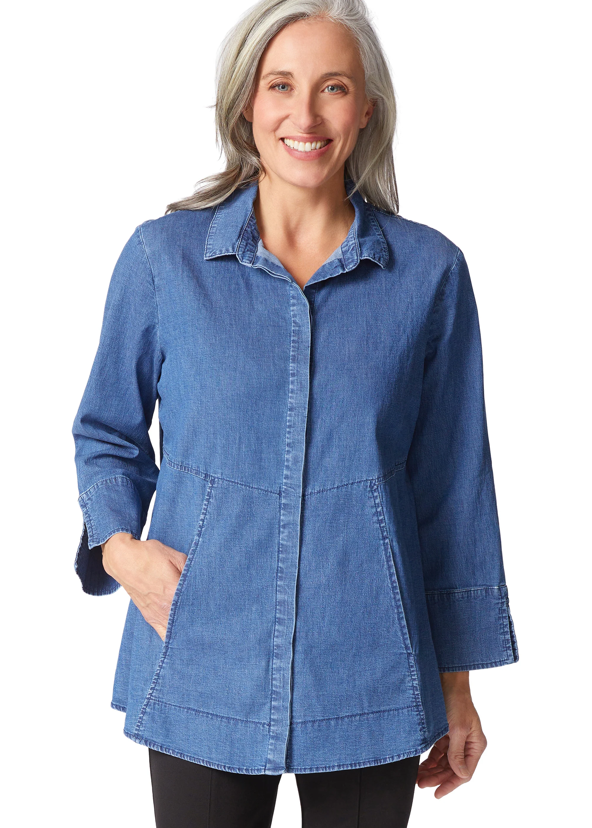 Perfect Hidden Placket Shirt