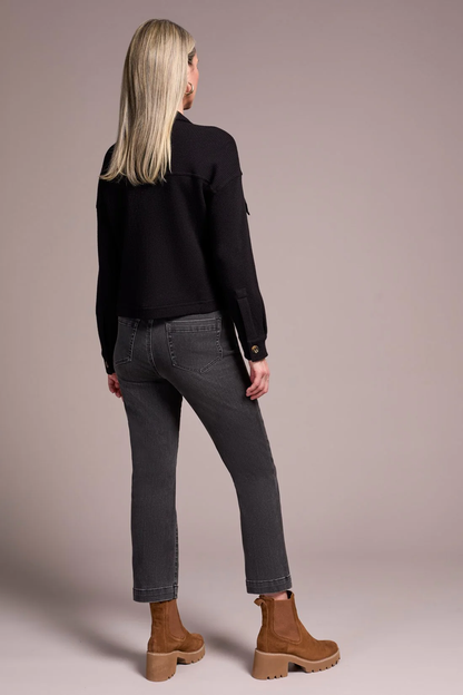 Brushed Waffle Knit Shacket