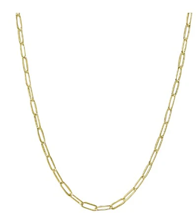 Tiny Paperclip Necklace