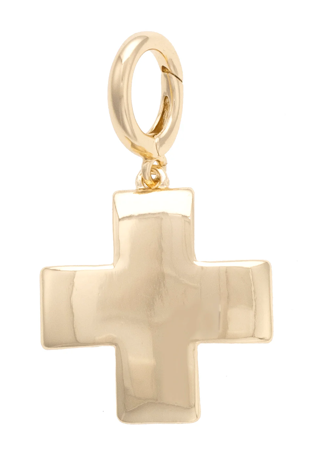 Square Cross Pendant Charm