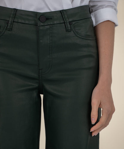 Meg Coated High Rise Wide Leg