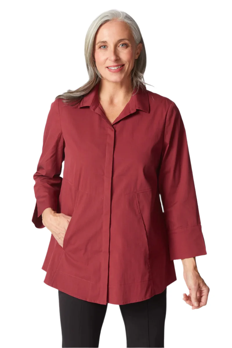 The "One" Hidden Placket Shirt