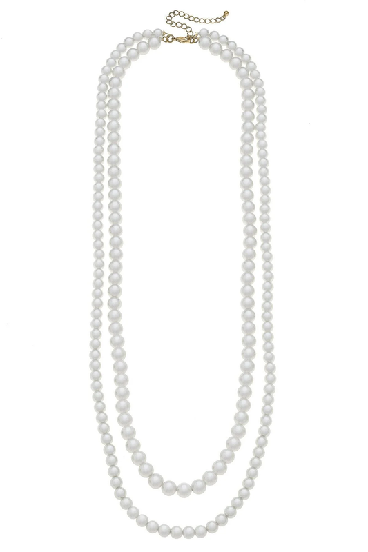 Elizabeth 2-Row Classic Pearl Necklace